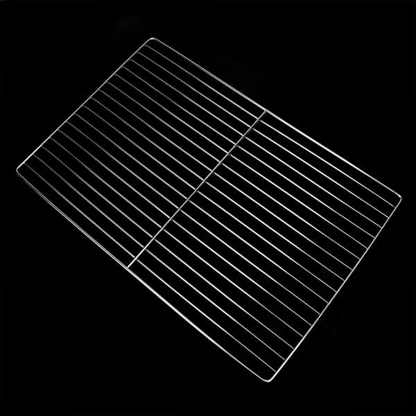 Non-stick BBQ-rist i rustfrit stål til stor BBQ-ovn (30 x 45 cm)