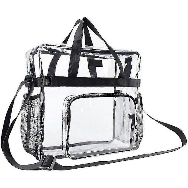 Bärbar Transparent Axelremsväska Crossbody Väska Tote Satchel Handväska För Kvinnor Dam
