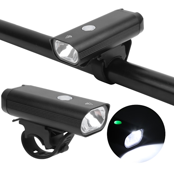 Vanntett sykkellykt med høy lysstyrke, frontlykt for terrengsykkel, USB-lading, utstyr for sykling