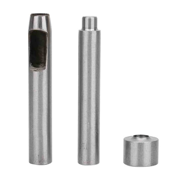 3 stk maljer hullstanse rund hull rustfritt stål stanseverktøysett for klespenner 11,5 mm