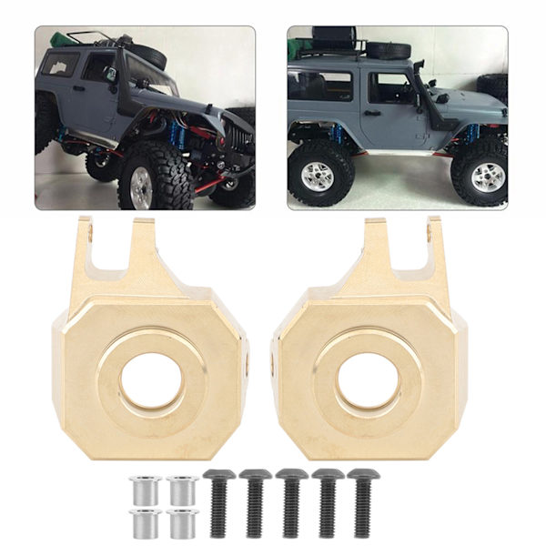 Messing Heavy Duty Styreknokkel Passer til 1/10 Axial SCX10 II 90046 90047 RC Bil