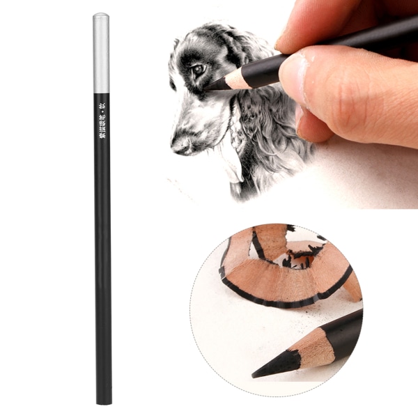 12 kpl/erä Charcoal Set Ammattitaide Piirustus Piirustus Lyijykynät Paperitarvikkeet (pehmeä)