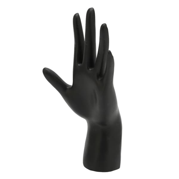 Kvindelig Mannequin Hånd Resin Sort Smykke Display Holder Stand til Ring Armbånd Ur Hårbånd