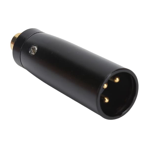 RCA Hun til XLR Han Adapter Guldbelagt Lydstik til Mixer Mikrofon Sort