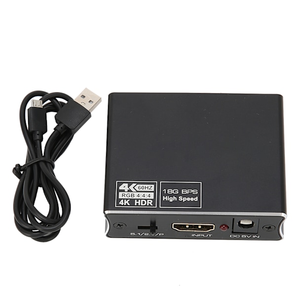 HD Multimedia Interface -muunnin HD Multimedia Interface -muunnin optiseksi SPDIF- ja 3,5 mm:n stereoliitäntämuuntimeksi