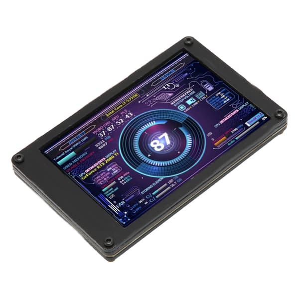 Datamaskin temperaturmonitor 3,5 tommers IPS USB miniskjerm temperaturdisplay PC CPU datamonitor for PC CPU RAM data
