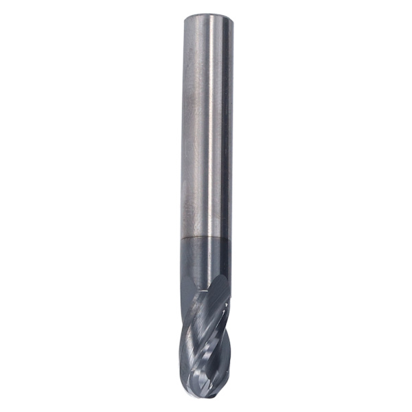 Kulförsedd ändfräs 4-skärig spiralfräs i volframkarbid CNC-frässtål för skärning R3x12xD6x50