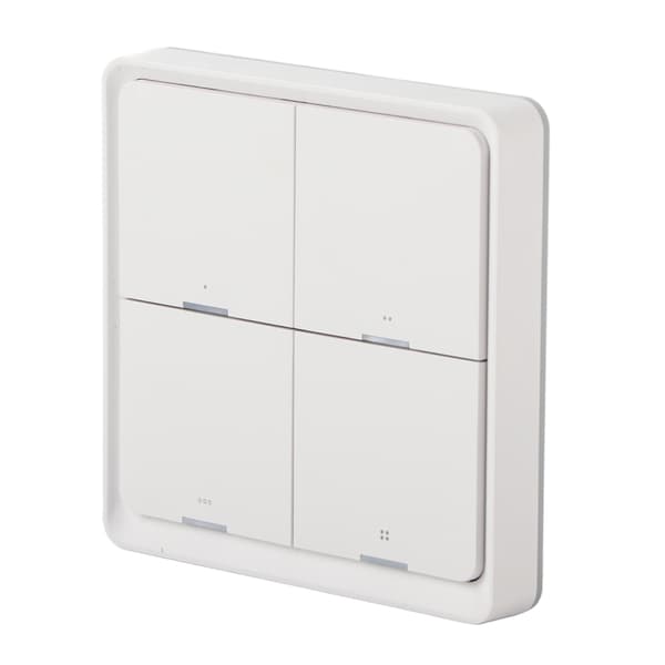 Trådlös Scenströmbrytare Intelligent 4-vägs Panelväggströmbrytare Mobiltelefon APP-kontroll för ZigBee