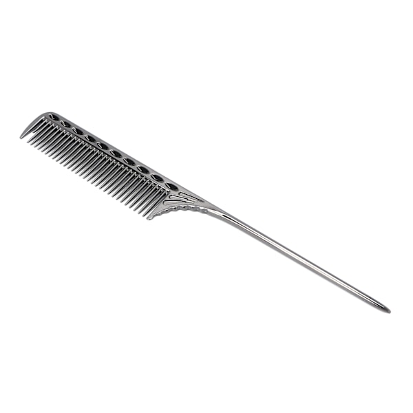 Profesjonell rottehale hårkam frisørsalong stylingkam barber aluminium metallkam svart