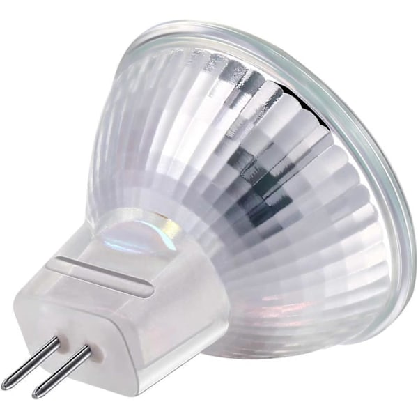 10 stk. Wolfram Halogen Lampekopper 12V Lavspenning MR16 Kvarts Halogen Spotlights (20W)