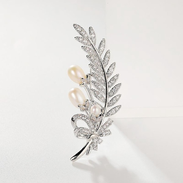 Elegant Veteax Brooch för Kvinnor Mode Lapel Nål Kreativ Corsage Tillbehör