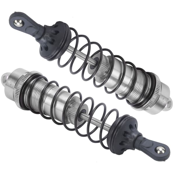 2 stk. RC oliefyldt justerbar metal støddæmper til HSP / HPI 1/8 RC Crawler Titanium