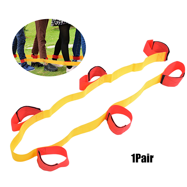 1 par utomhussportutrustning Flerspelarben med fast bälte Teamwork Game Interactive Toys6 personers bälte
