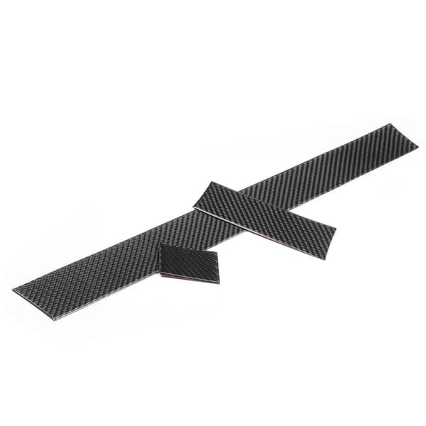 3 stk. Carbon Fiber Instrumentbræt Panel Trim Cover Dekoration Passer til 5 Serie E60 E61 2004‑2010