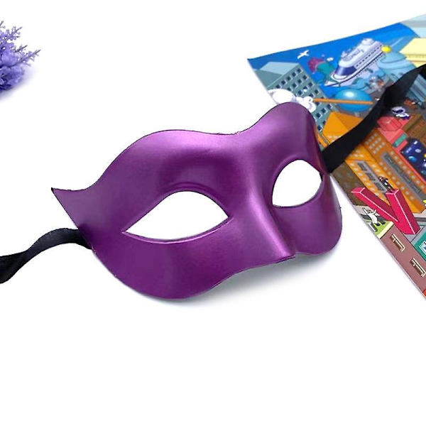 Den gode livets venetianske maske - Svart matt