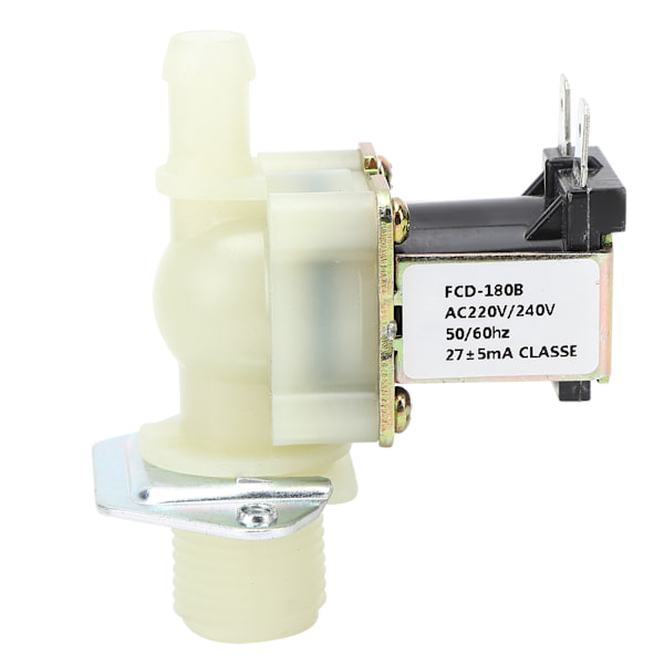 1/2in elektrisk magnetventilinntak 1-veis guide plast for hjemmebruk som bruker 220V 0,02-0,8Mpa