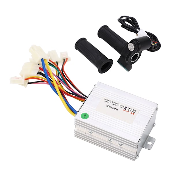 Børstecontroller Gasgreb Kit God Varmeafledning Elektrisk Cykel Controller Kit 24V 350W