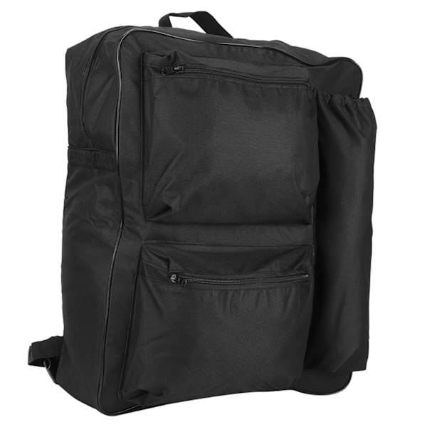 40x14x48cm Rullstolsförvaringsväska Bärbar vagn Stor kapacitet Vattentät hängpåse Svart