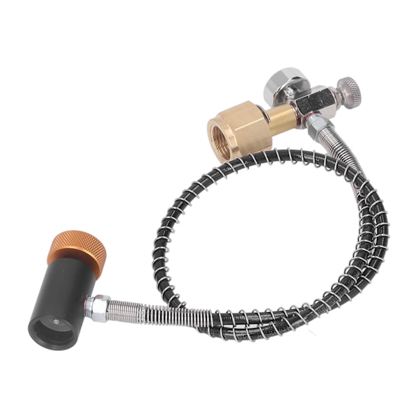 Soda Remote Hose CO2 Tank Cylinder Refilling Adapter med 24 tommers høyt trykkslange for Soda Can Connector CGA320 Til TR21 4