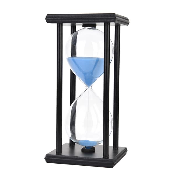 Timglas 30 minuter Trä Sand Glas Timer Klocka Mode Presenter Hem Kontor Skrivbordsinredning