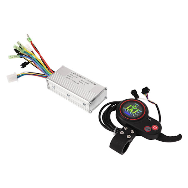 Elektrisk cykelmotorstyring LCD-farvedisplaypanel til 36V 500W børsteløs motor 36V 48V 22A