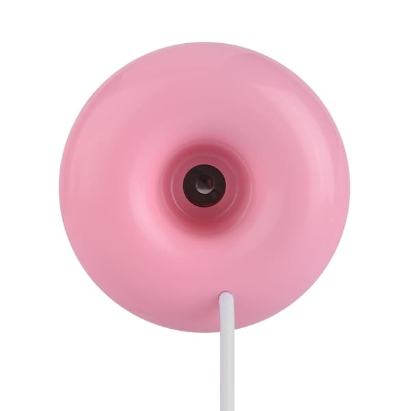 Bärbar Mini Munkformad USB Atomiserande Sprayluftfuktare för Hemmakontor Bil Rosa