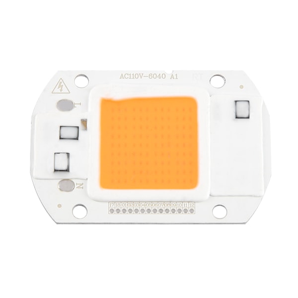 LED-siru täyden spektrin kasvikasvatusvalo COB-helmilamppu viherkasveille ja kukille (110 V, 20 W)
