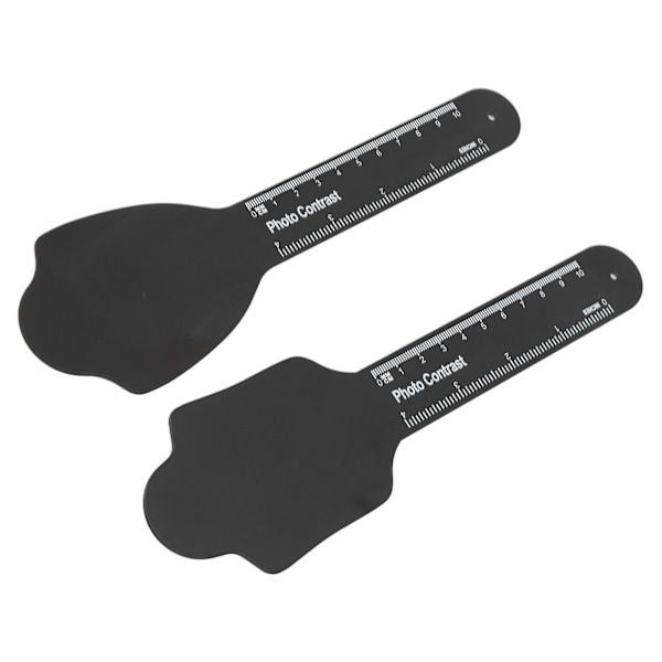 2kpl Dental Black Background Board Professional Alloy Dental Intraoraalinen valokuvauskontrasti suunhoitoon