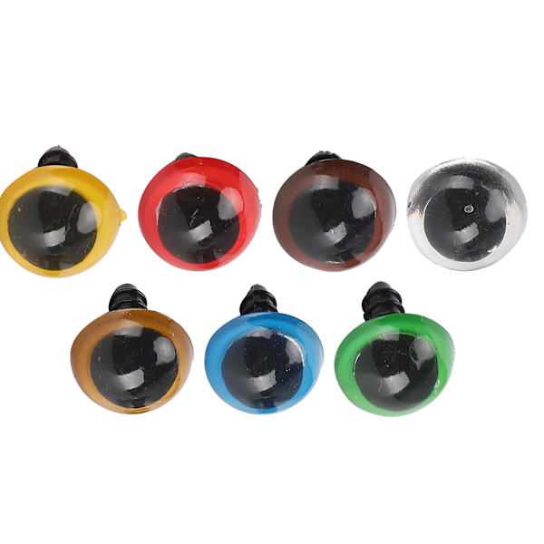 700 st leksaksögon i flera färger, plast, simulering, DIY, nallebjörn, docka, plyschdjur, tillbehör, 8 mm