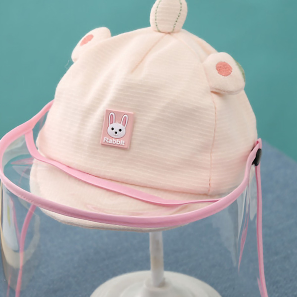 Baby Face Guard Avtakbar Barn Face Guard Hat Avtakbar Transparent Face Guard Rosa
