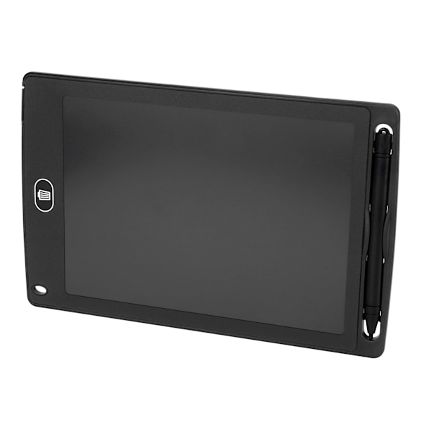 8,5-tums LCD-ritplatta, skrivplatta, rittavla, ritdisplay för barn, presentleksak, svart