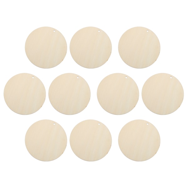 10 kpl pyöreä reikä pyöreä riipus 120mm kestävä turvallinen käyttö yksinkertainen tyyli DIY-käsityöt