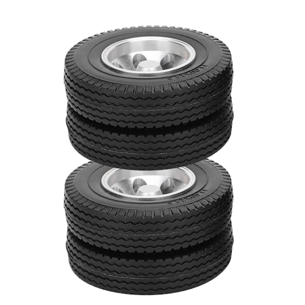 2 st RC-släpvagnsbakhjul Däck för Tamiya 1/14 Traktor Lastbil RC Klättrare Släpvagnsdelar