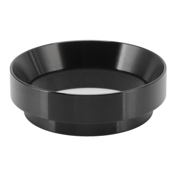 58mm Coffee Dosing Funnel Italian Magnetic Aluminium Alloy Coffee Powder Dosing Ring for Cafe Business Home Black