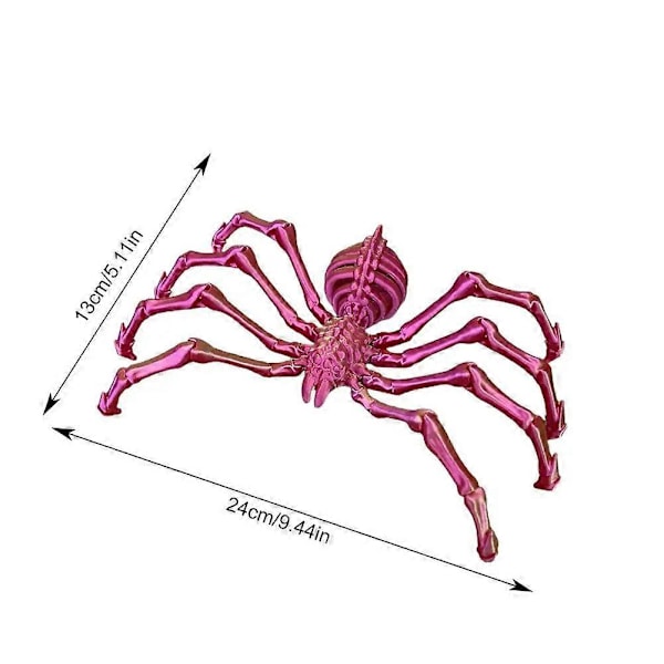 3D Artikulerte Edderkopp Figurer, Artikulerte Fake Edderkopper