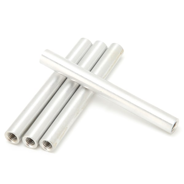 10 stk. aluminiumslegeringssøjle rund indvendig gevind afstandsstykker Fastgørelseselementer M4x0,7 mm lang 56 mm
