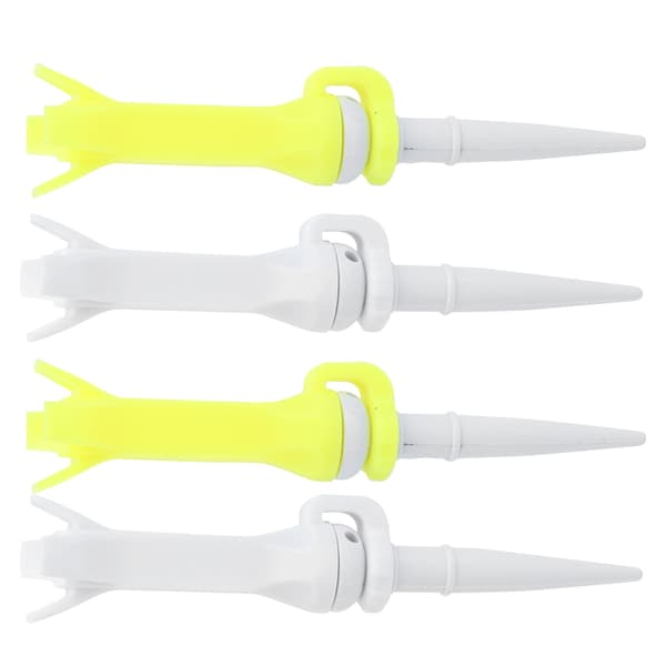 4 stk. PU-plast 4-klo golf-tees 180 graders roterende boldholder tilbehør