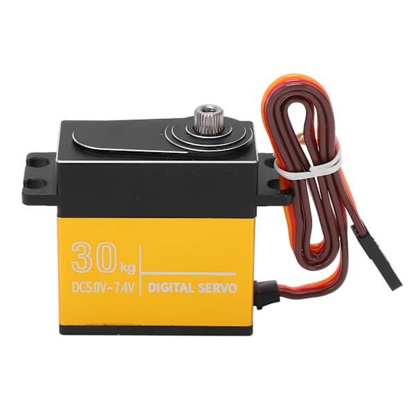 HOBBYFANS 2 Set 30kg Digital Servo RC Vattentät Metallväxel Servo för 1/8 1/10 RC Bil Båt RC Tillbehör Delar