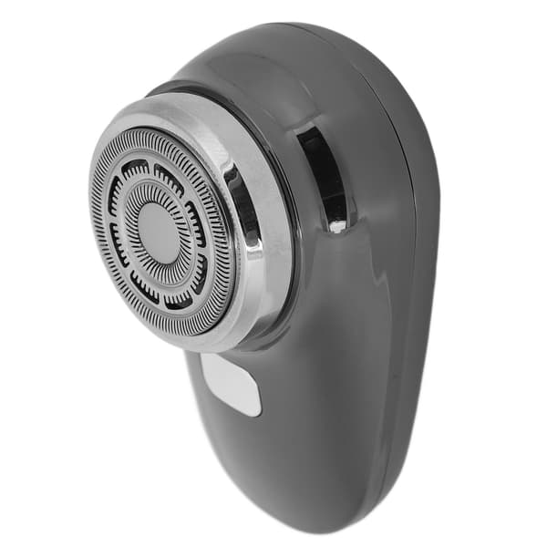 Mini skægtrimmer til mænd LED-display Vaskbar klinge Genopladelig Lomme Bærbar Trimmer Sort