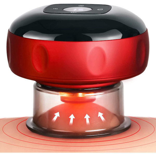 Smart 3-i-1 Koppingsterapi Sæt: Cellulite Massager, Vakuumterapi Maskine og Gua Sha Massageværktøj