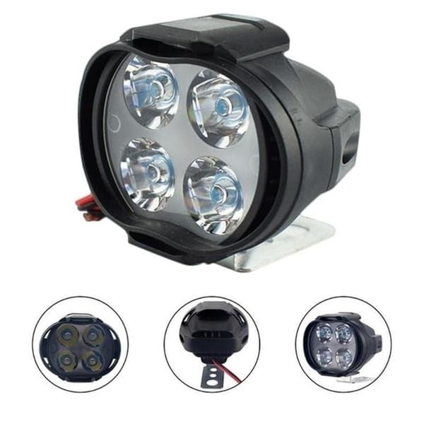 12W Supersterk LED-lys Tåkelys Frontlys Motorsykkellampe