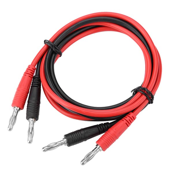 P1041 2 stk 4 mm bananplugg til bananplugg testkabel multimeter testkabler