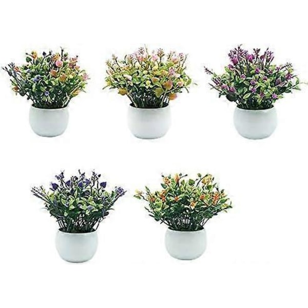 Plastblomkruka - Bordsdekoration - Krukväxt - För Badrumsbord - Balkonghus
