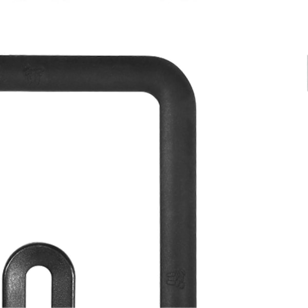 Rektangulært Glasslokk Tykkere Stående Synlig Silikon Rektangulær Pannelokk Svart 15 X 18cm / 5.9 X 7.1in