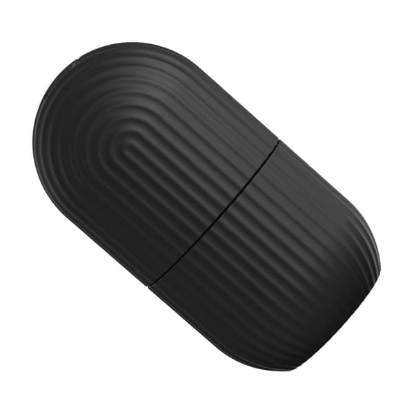 Ansiktsmassager Isbricka Mini Ansiktsvård Krympa Porer Kubbricka Arm Iskompress Kylrulle Rand Svart