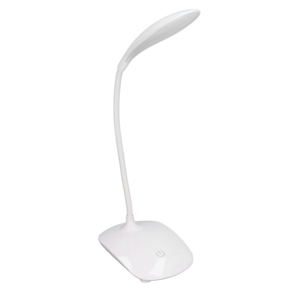 Touch Control LED-bordsbordslampa USB batteridriven 3 ljuslägen Flexibel vinkel för barn Studentrum Sovrum