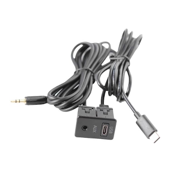 Bil Android Navigationsmaskin AUX Panel USB-C+AUX Gränssnittspanel