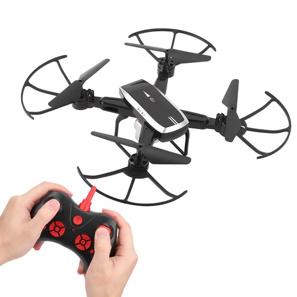 Foldbar Drone 4K High Definition Kamera WIFI Real Time Transmission Drone Quadcopter Sort
