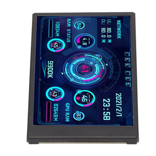 3,5 tommer IPS USB Mini skærm AIDA64 PC CPU RAM Data Monitor PC Sensor Panel Display Temperatur Monitor Computer Temp Monitor