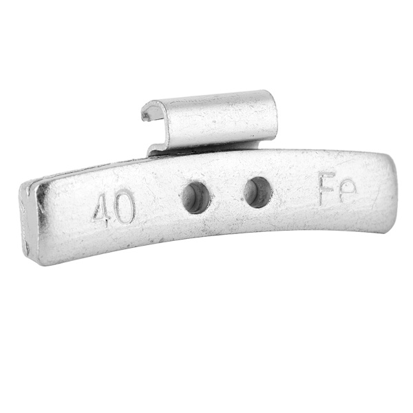 40g 1,41oz 30st P-stil hjulviktsbalansering aluminiumlegering klämma på för 17in personbilar & lätta lastbilar